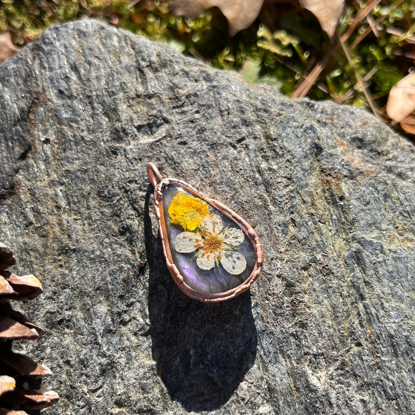 Labradorite Wildflowers Necklace