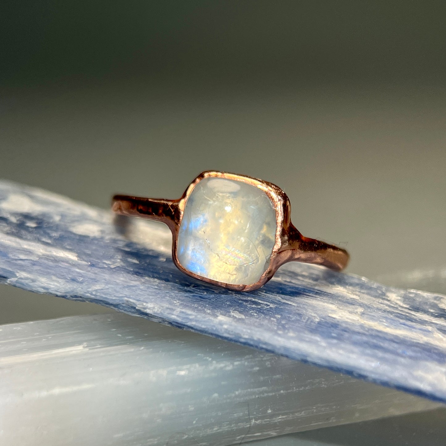 Lady Luna Moonstone Crystal Ring