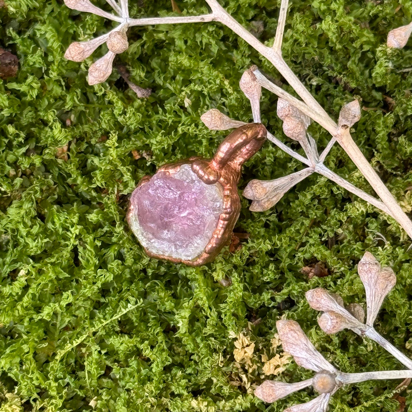 Watermelon Tourmaline Pendant Necklace