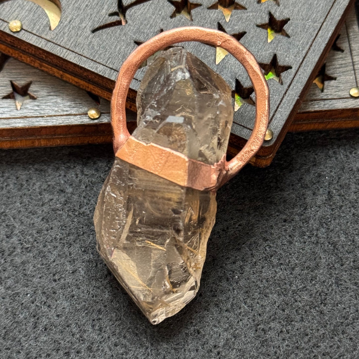 Handmade Rutile Crystal Necklace