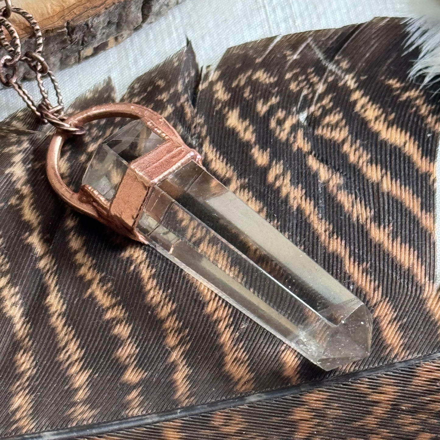 Smoky Quartz Crystal Pendant