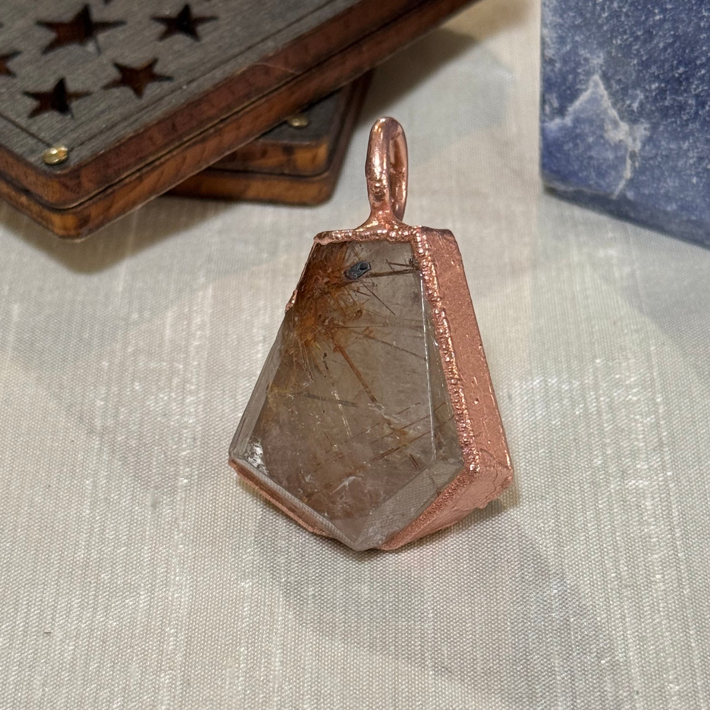 Rutilated Quartz Pendant