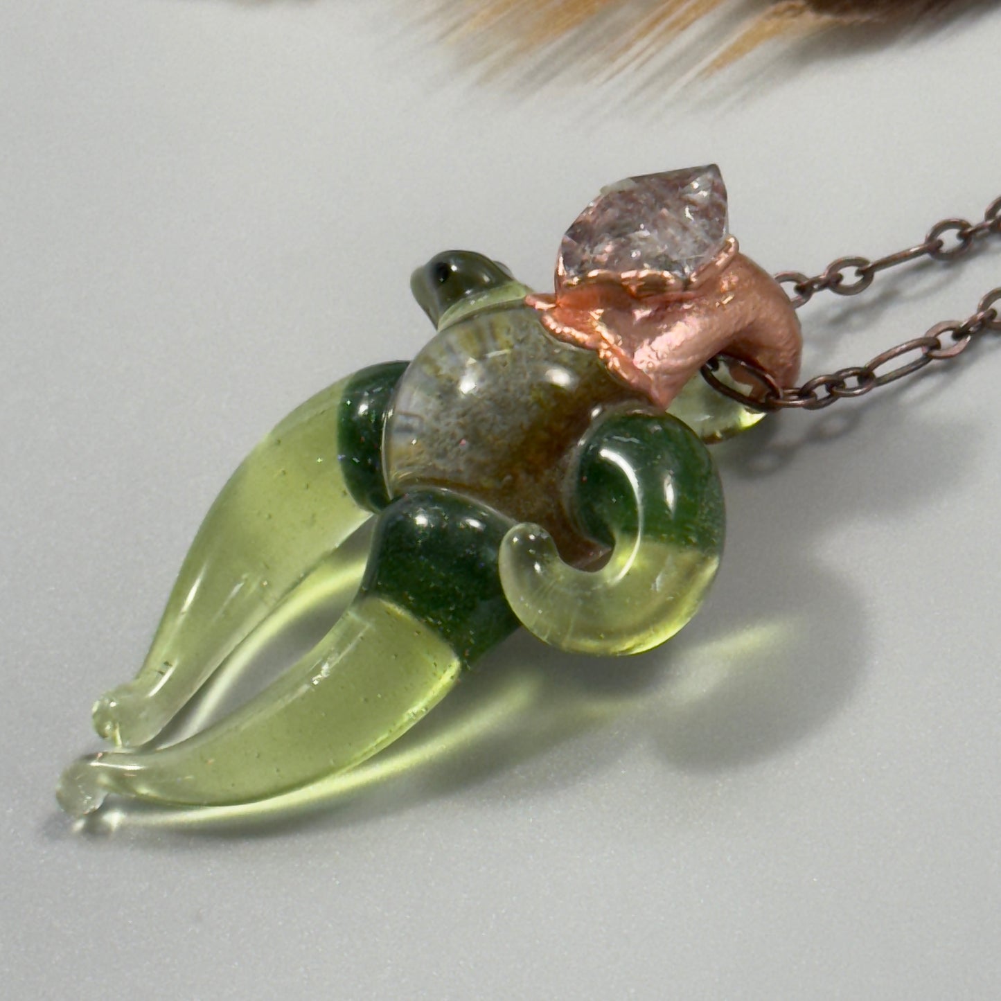 Green-slime-glass-pendant 