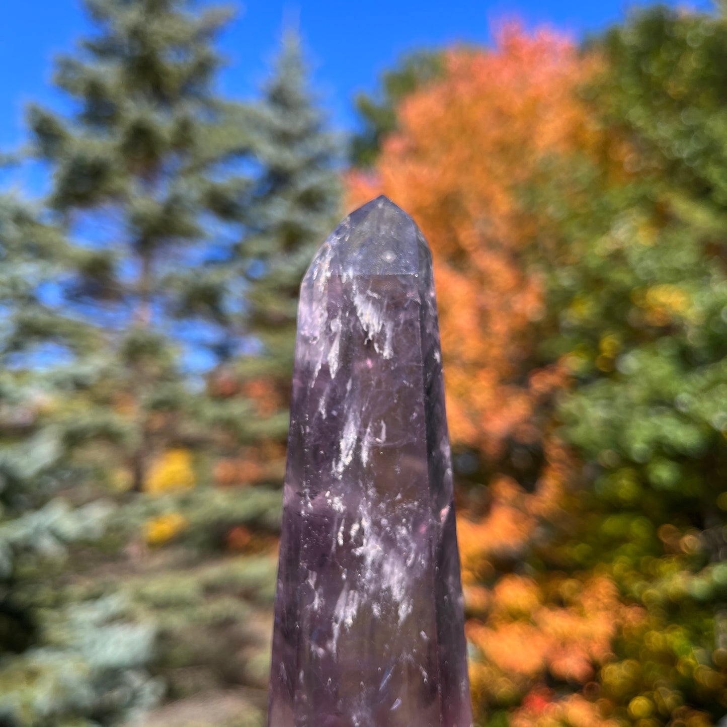 Translucent Purple Lavender Amethyst Tower