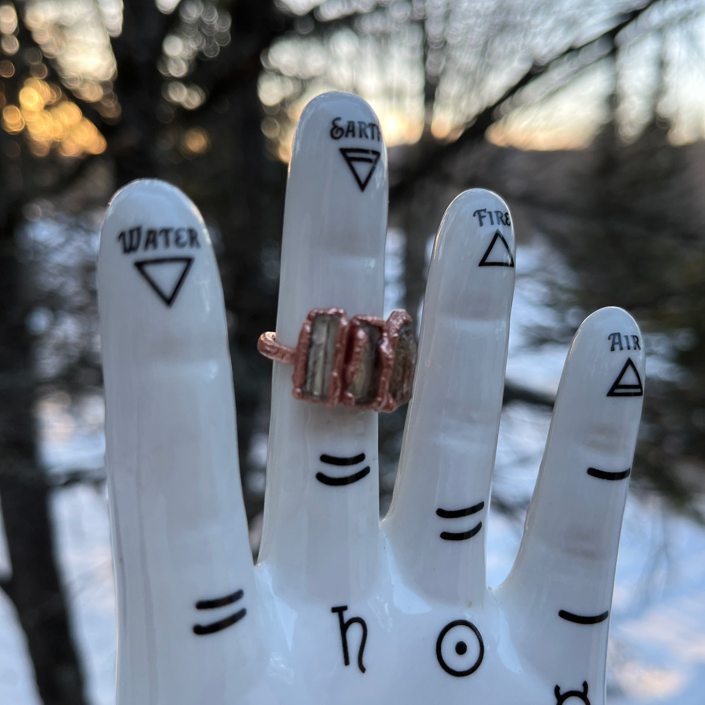 6.5 Golden Topaz Ring