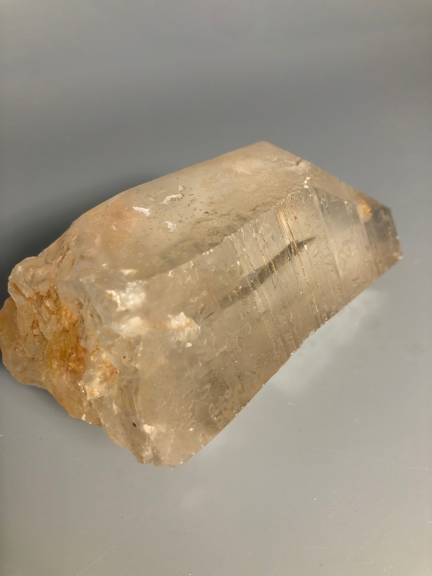 5" Long Lemurian Seed Quartz Clear Laser Point