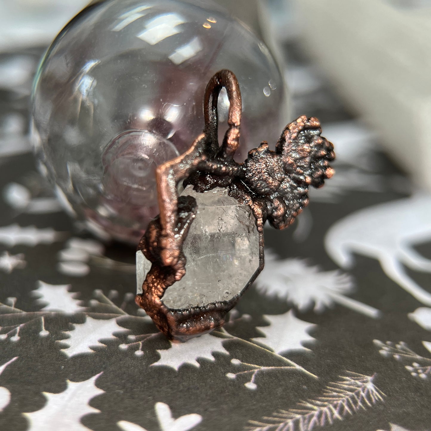 Herkimer Wildflowers Necklace