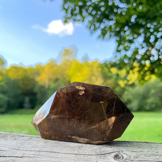 Grounding Manifestation Rutilated Quartz Crystal