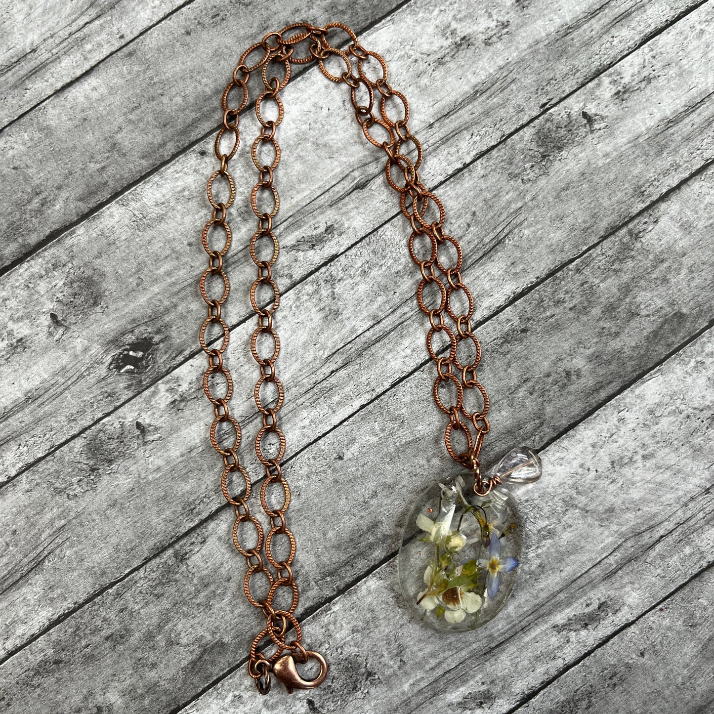 Wildflower Necklace with Ametrine Charm