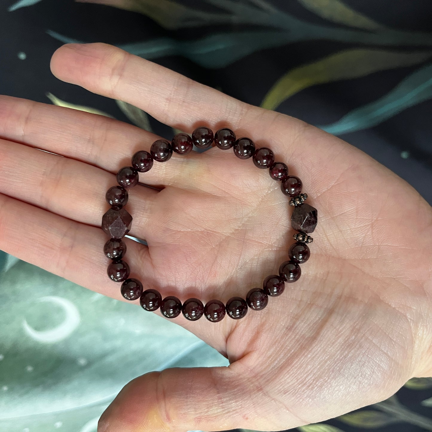 Pure Garnet Crystal Bracelet