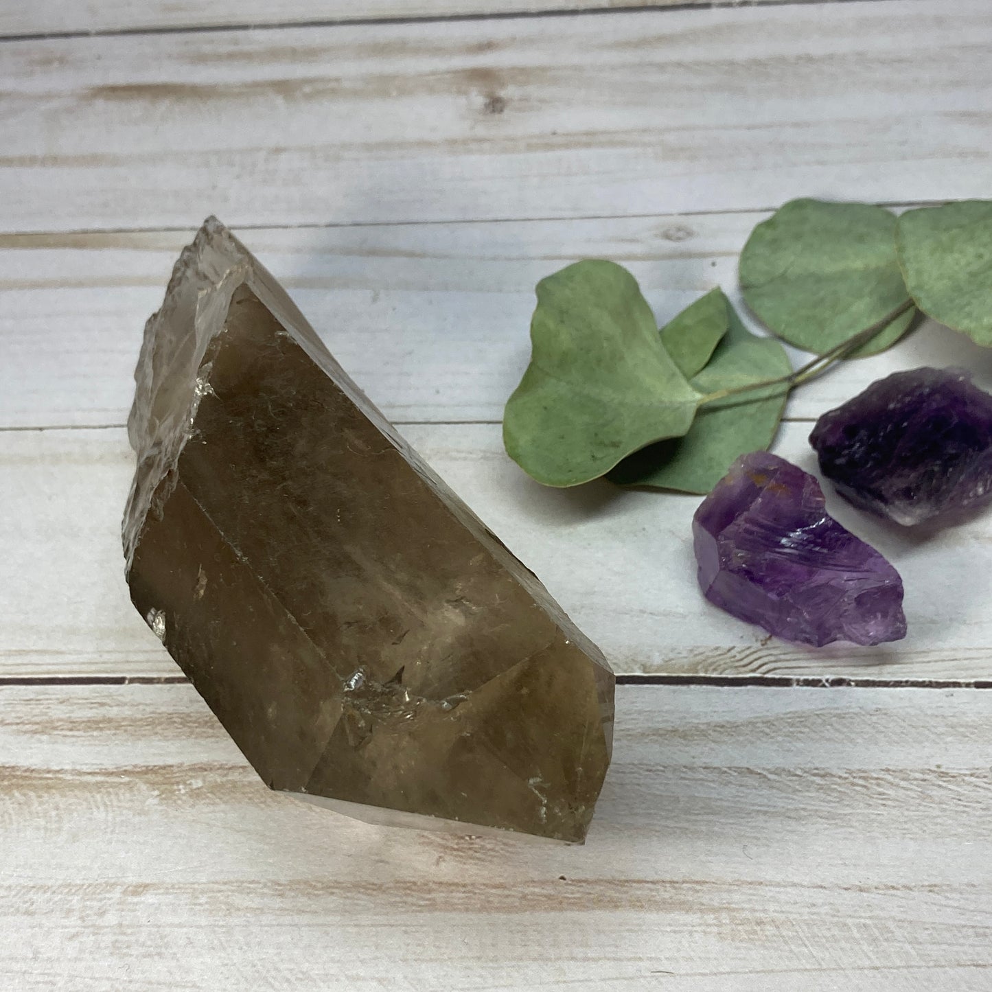 Large Anchoring Smoky Quartz Crystal