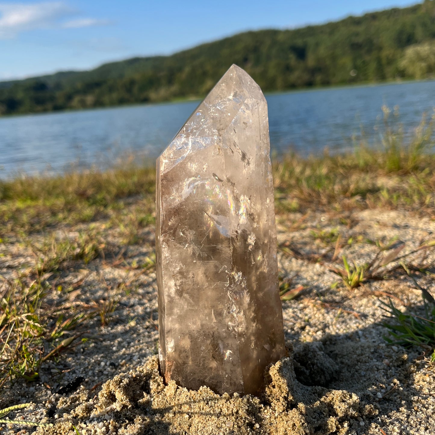 Deeply Rooted Smoky Quartz Point