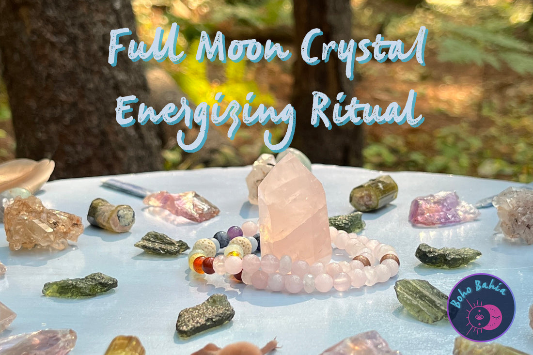 Full Moon Crystal Charging Ritual