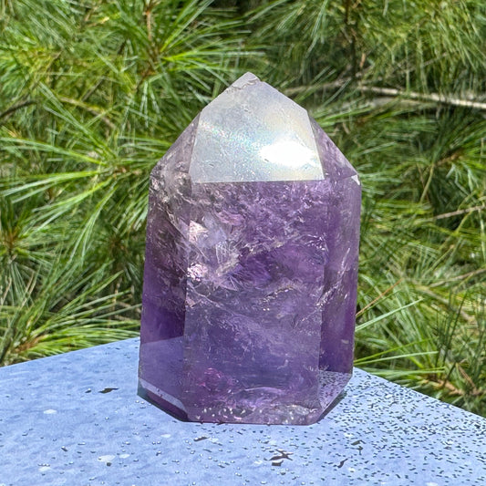 Purple Amethyst Crystal Tower