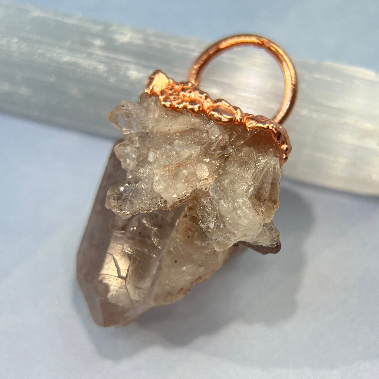 Lithium Quartz Crystal Necklace