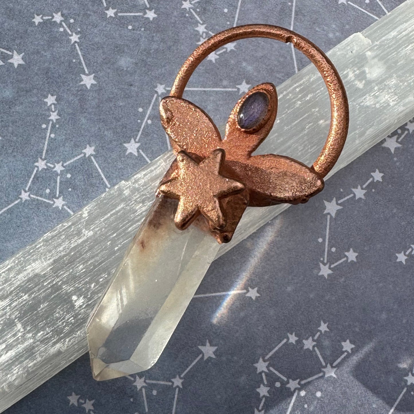 Garden Phantom Quartz Necklace