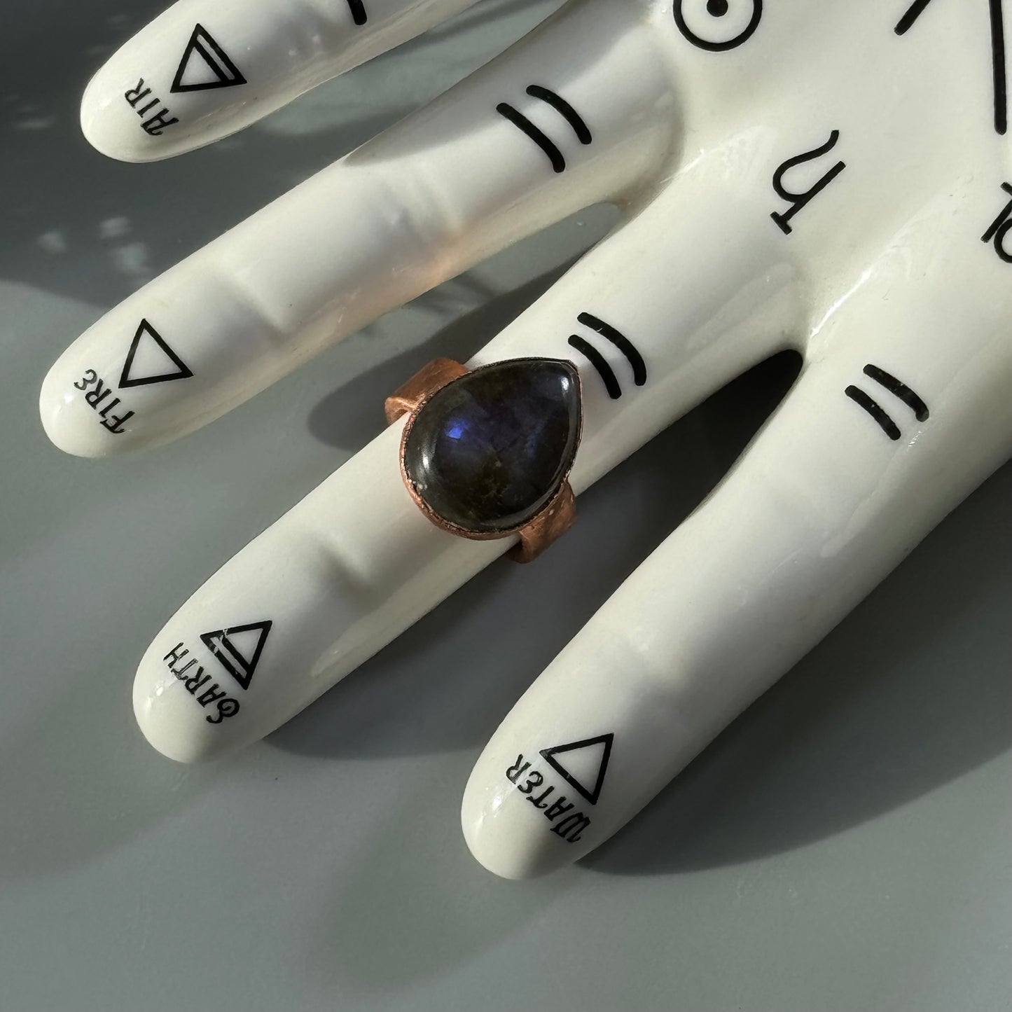 Labradorite Ring Size 8