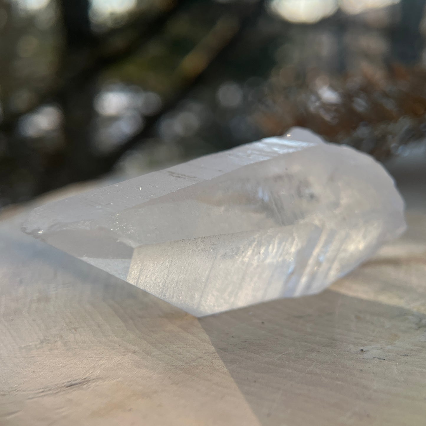 Handheld Lemurian Seed Quartz Wand