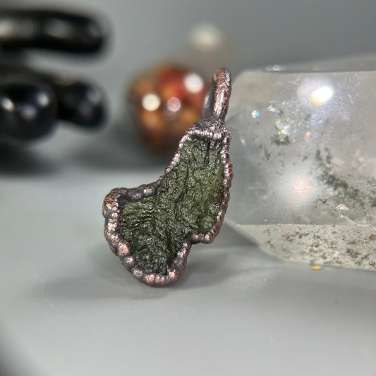 Moldavite Pendant Necklace