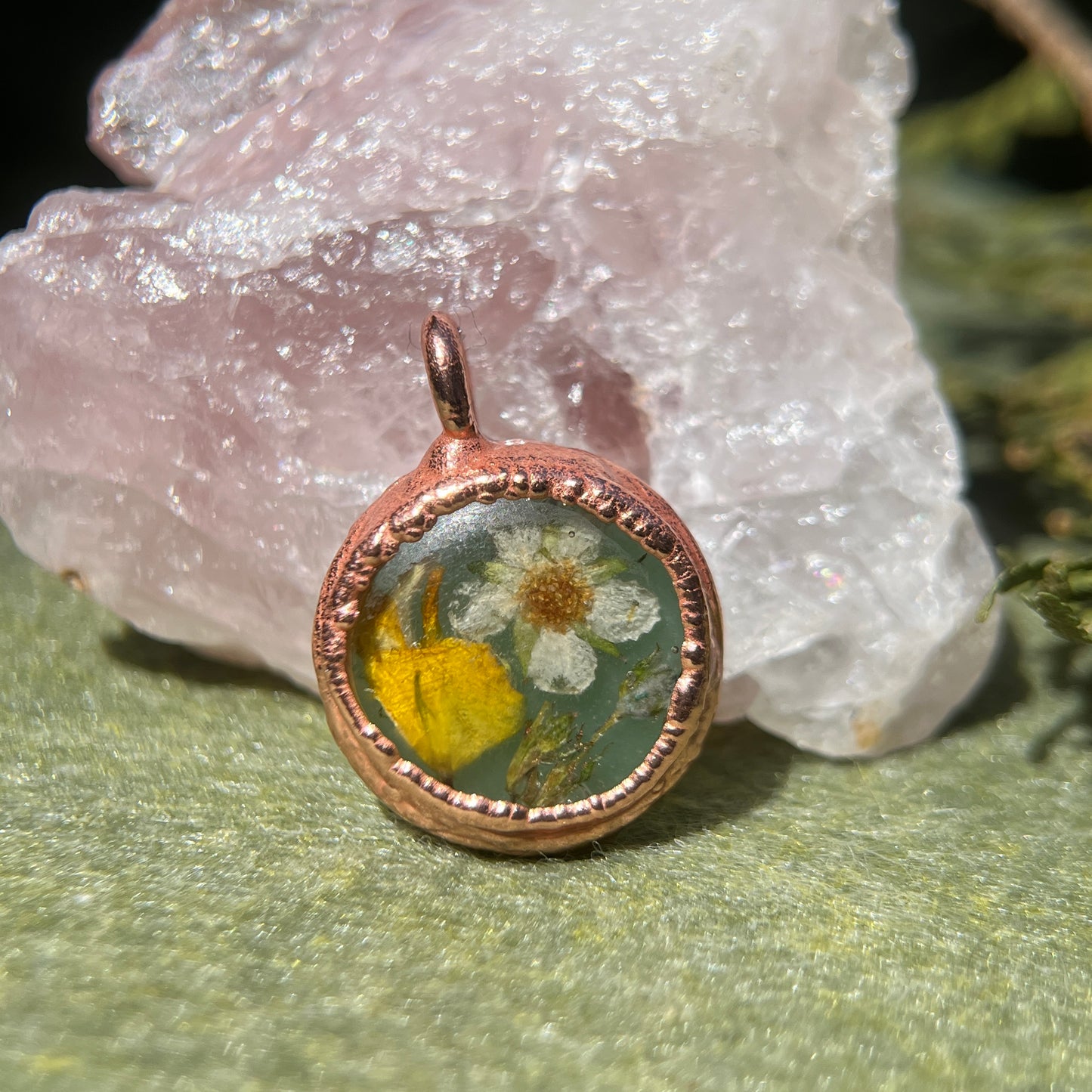 Wildflowers Healing Crystal Necklace