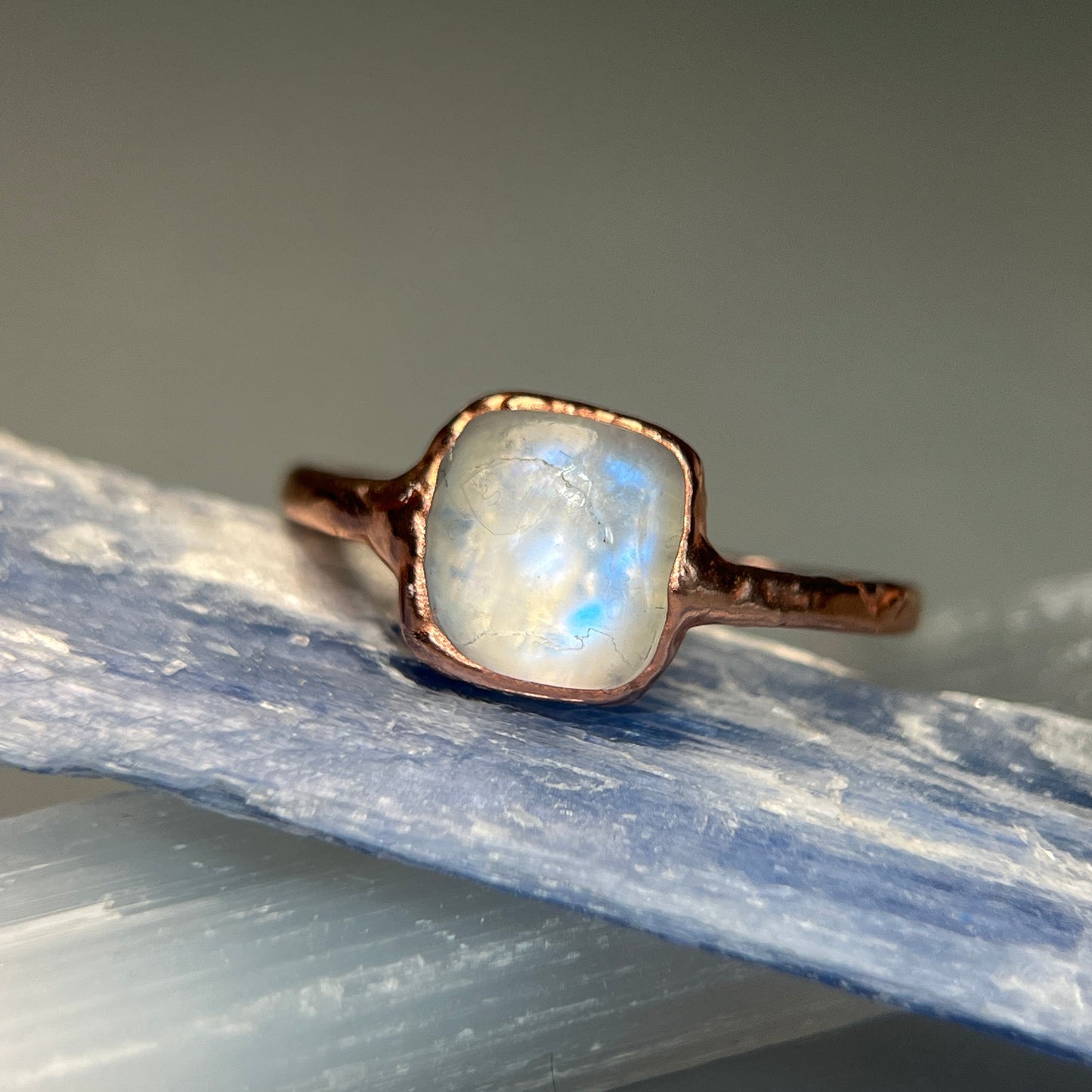 Lady Luna Moonstone Crystal Ring