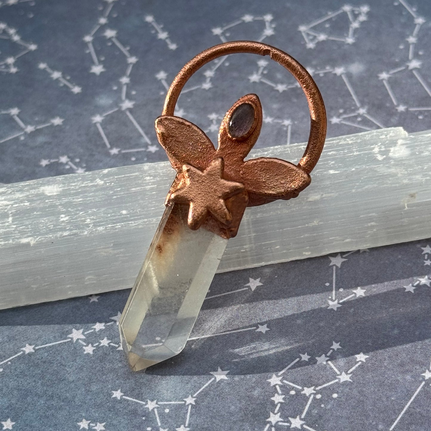 Garden Phantom Quartz Necklace