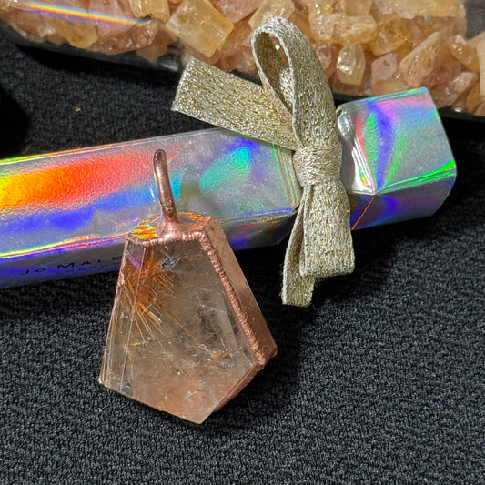 Rutilated Quartz Pendant
