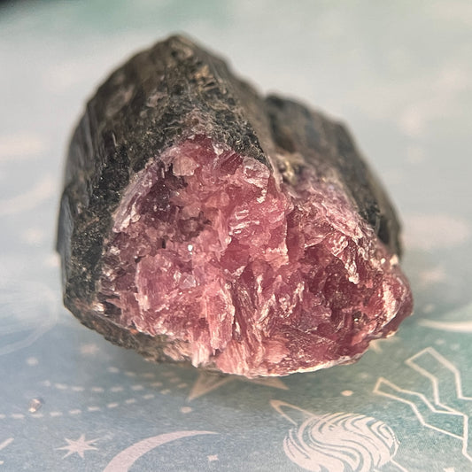 Healing crystal pink green watermelon Tourmaline