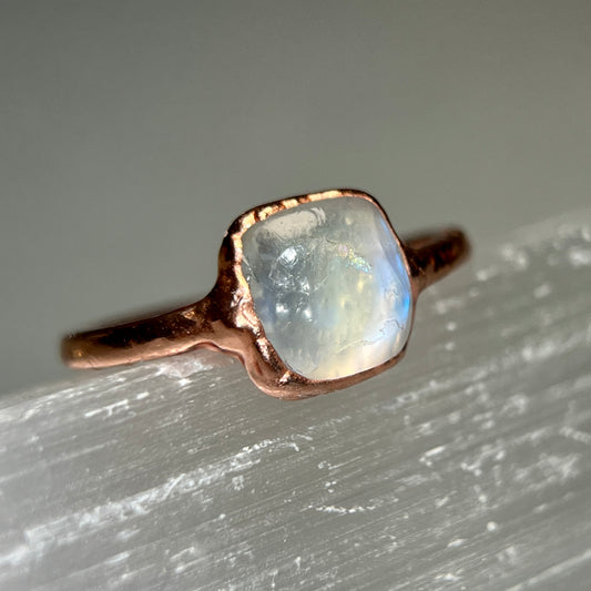 Lady Luna Moonstone Crystal Ring