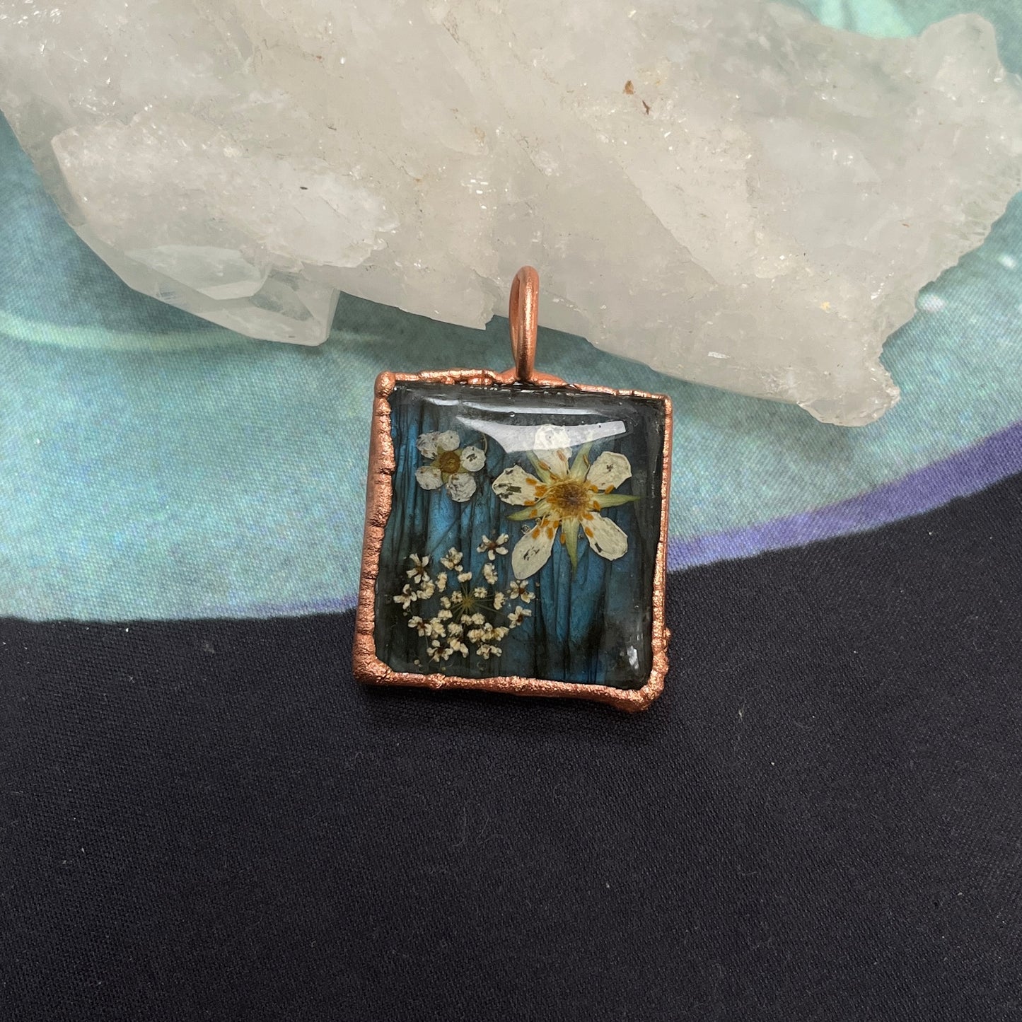 Labradorite Wildflowers Necklace