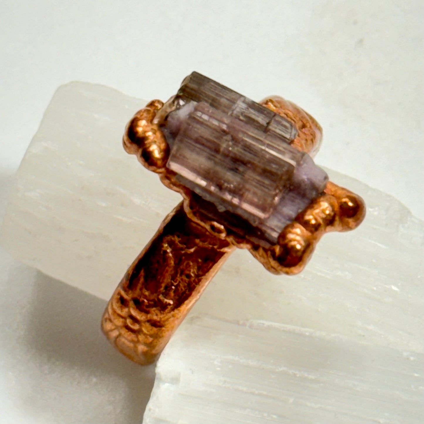 Watermelon Tourmaline Ring Size 9