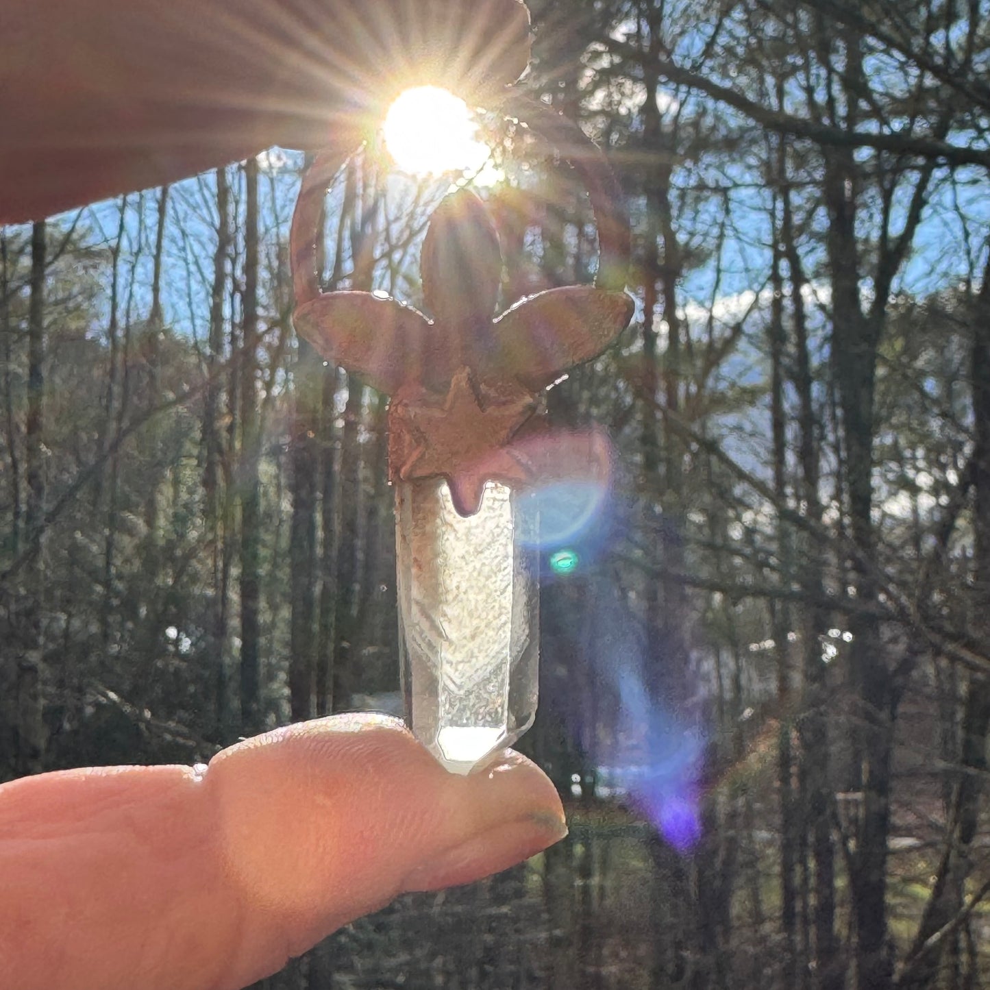 Garden Phantom Quartz Necklace