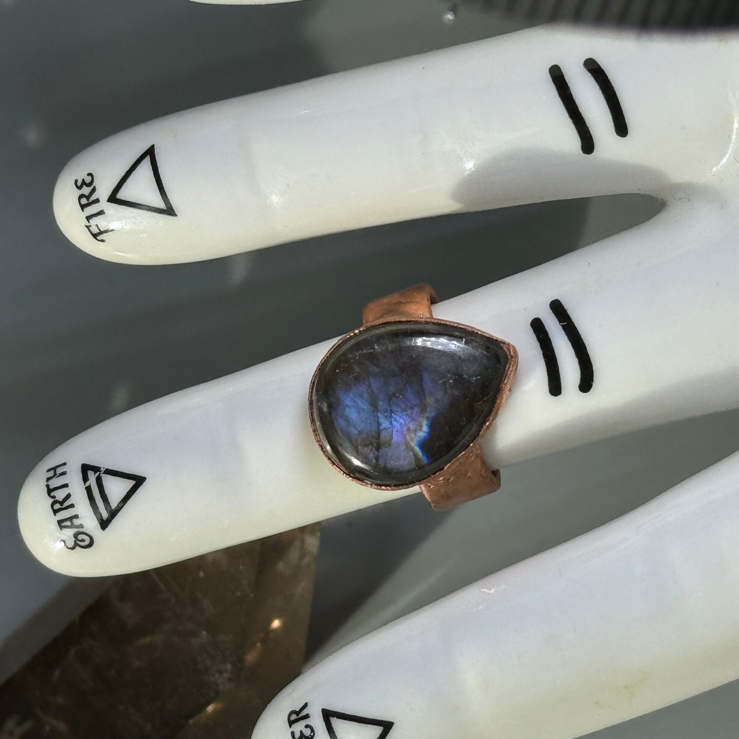 Labradorite Ring Size 8