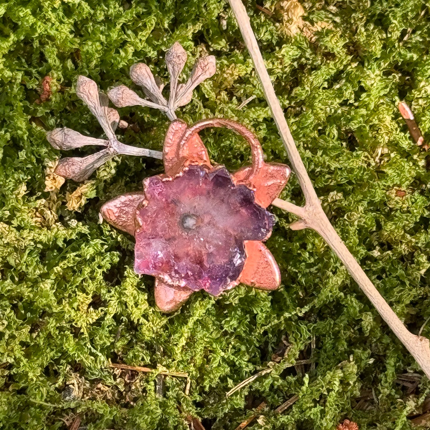 Crystal Flower Necklace