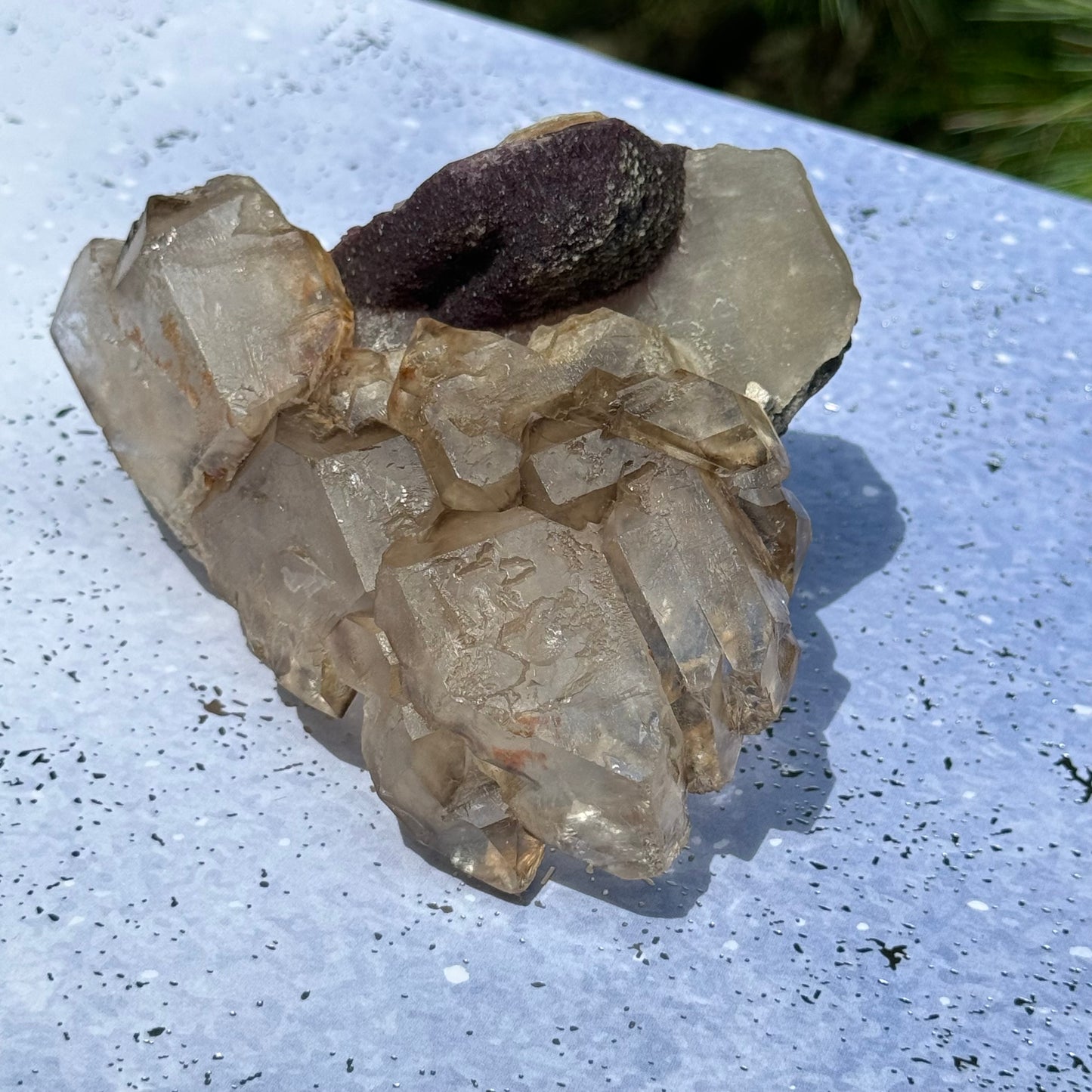 Smoky Quartz Lepidolite Crystal