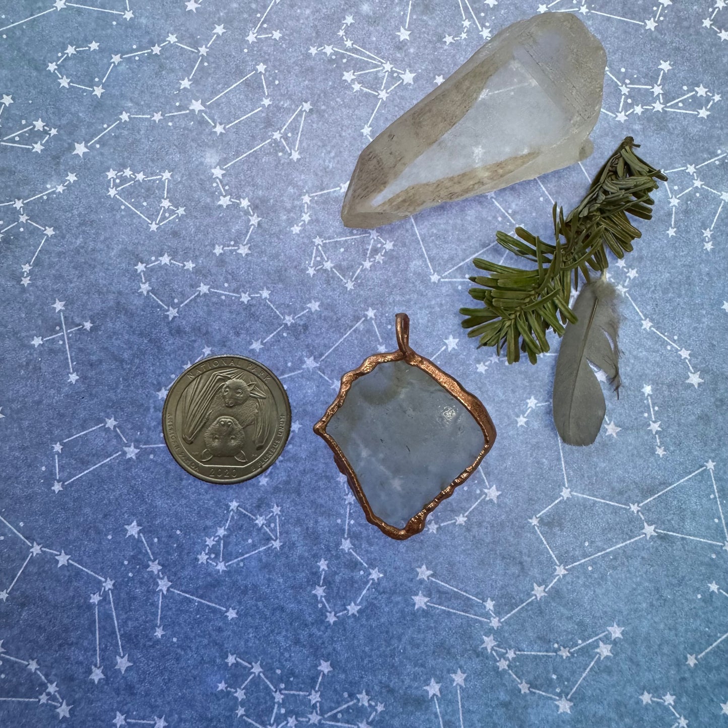 Large Libyan Desert Glass Necklace