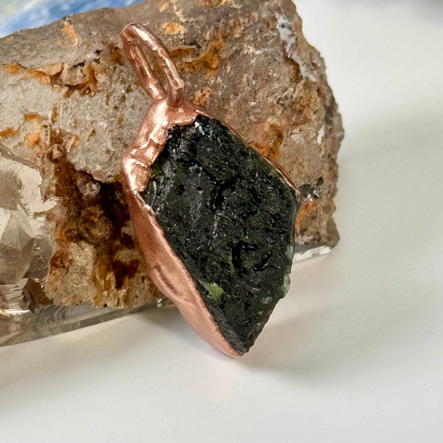 Moldavite Pendant Necklace