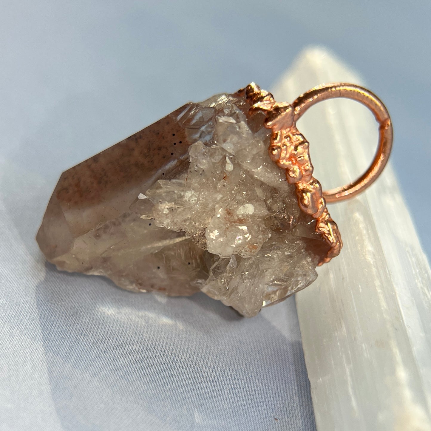 Lithium Quartz Crystal Necklace