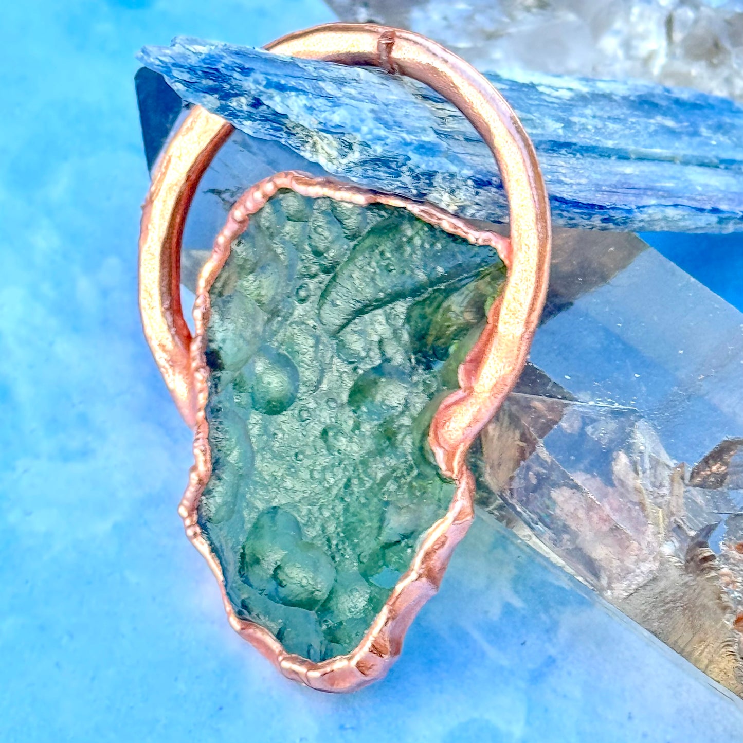 Moldavite Pendant Necklace
