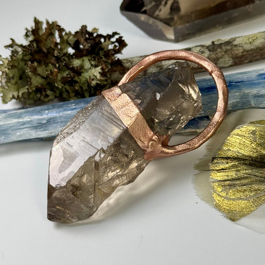 Handmade Rutile Crystal Necklace