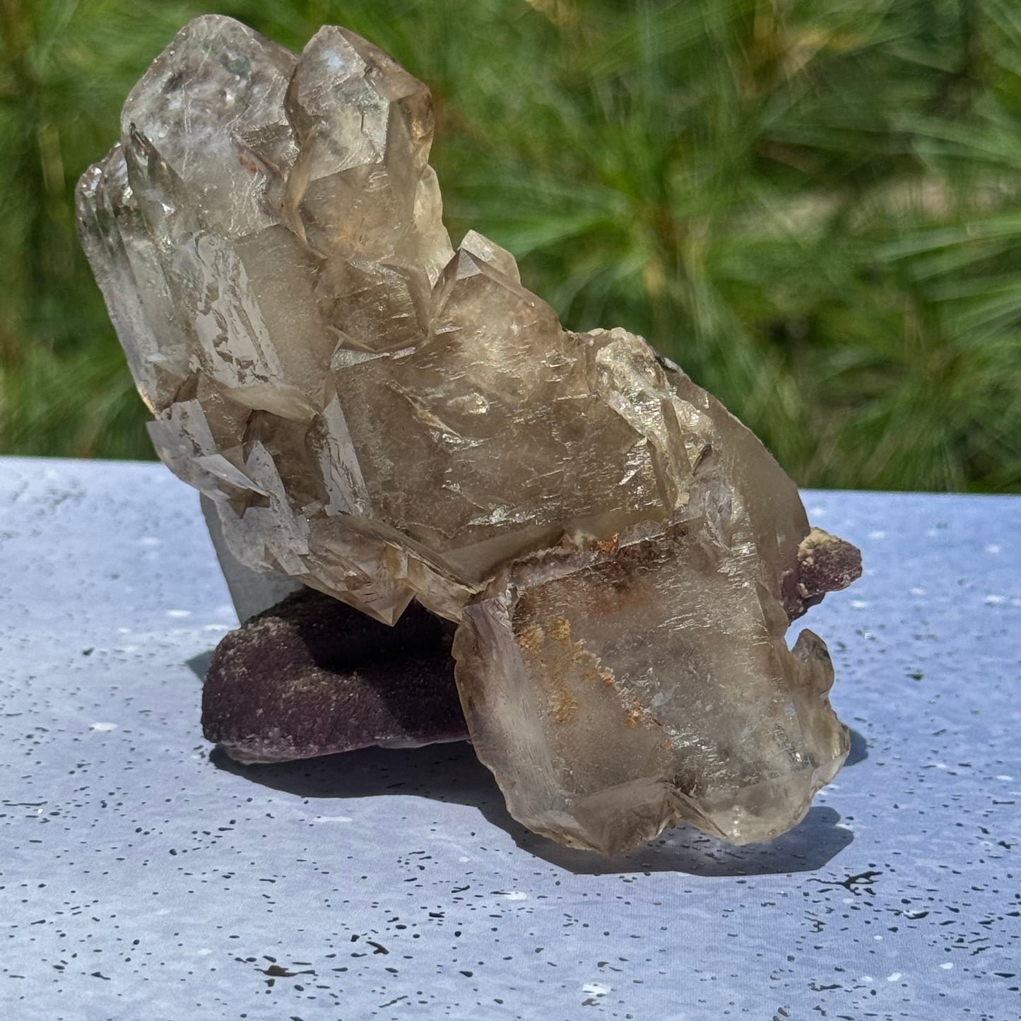 Smoky Quartz Lepidolite Crystal