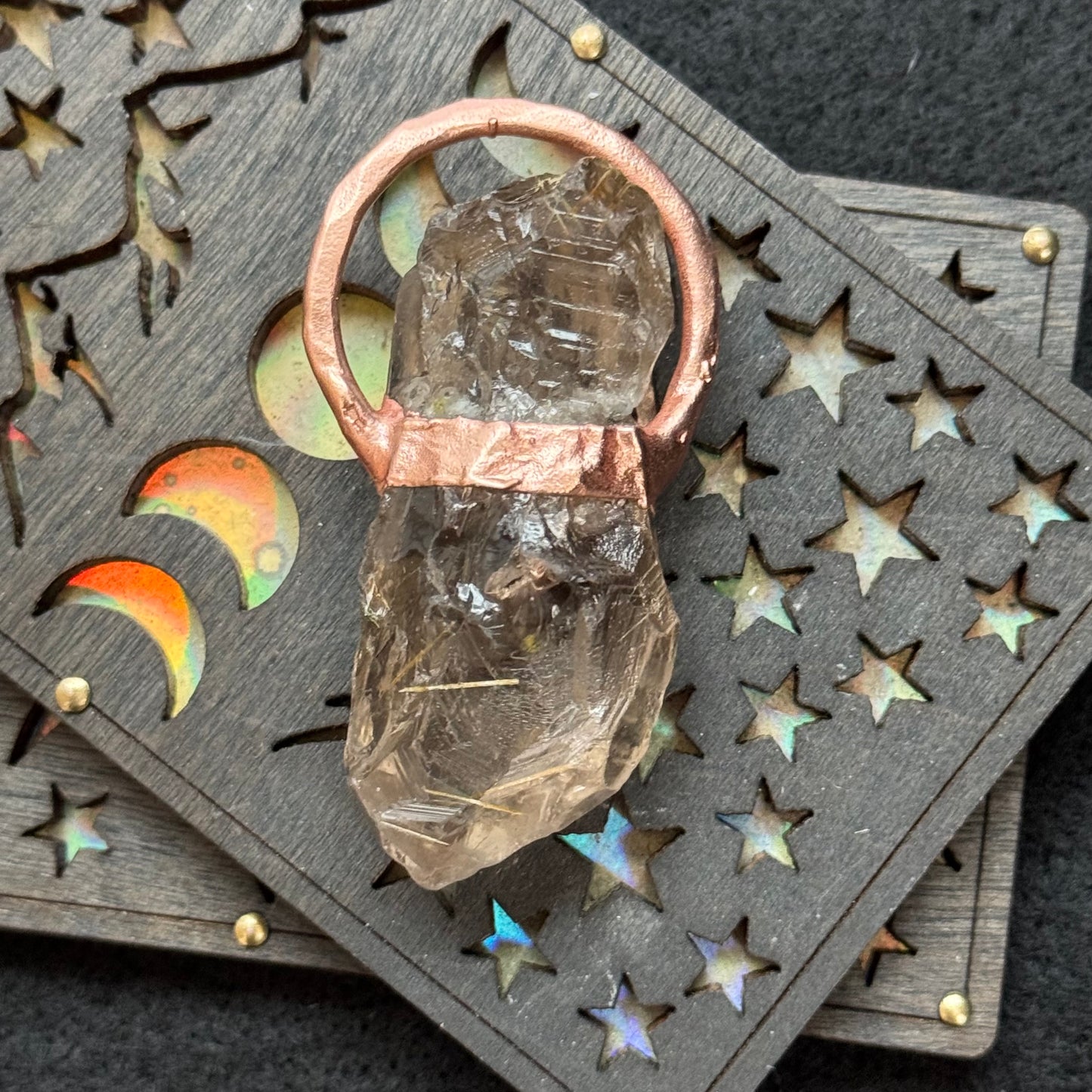 Handmade Rutile Crystal Necklace