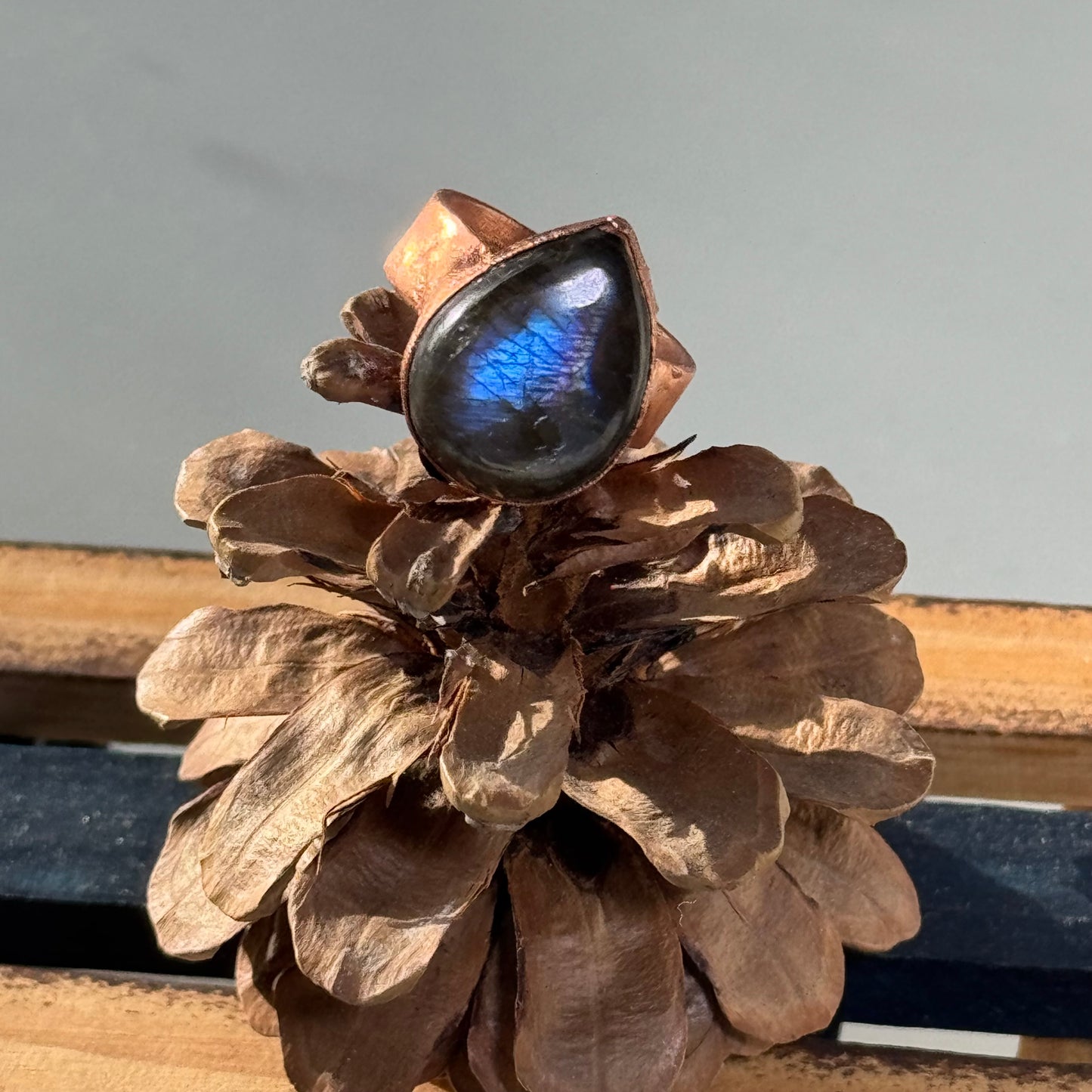Labradorite Ring Size 8