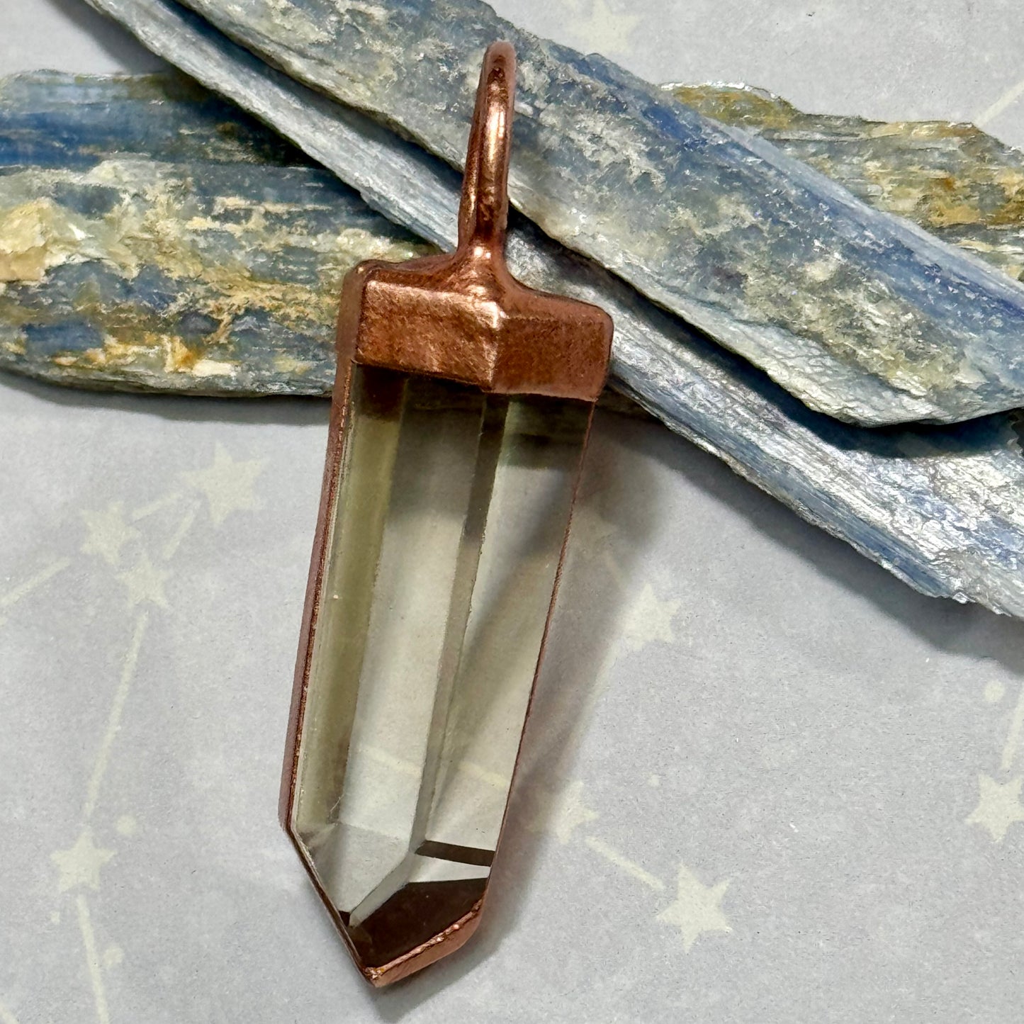 Real Citrine Point Necklace