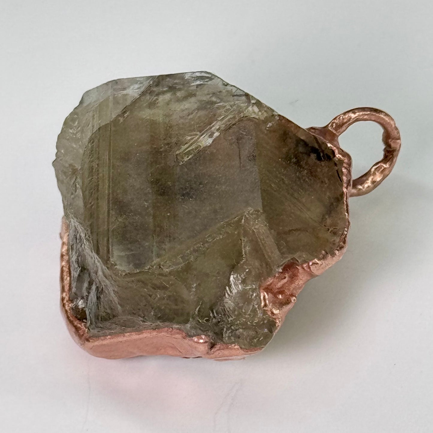 Smoky Tourmaline Pendant Necklace