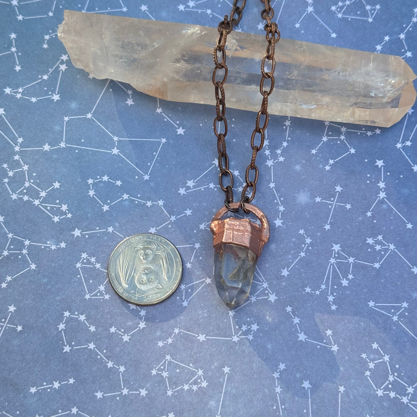 Garden Quartz Point Necklace