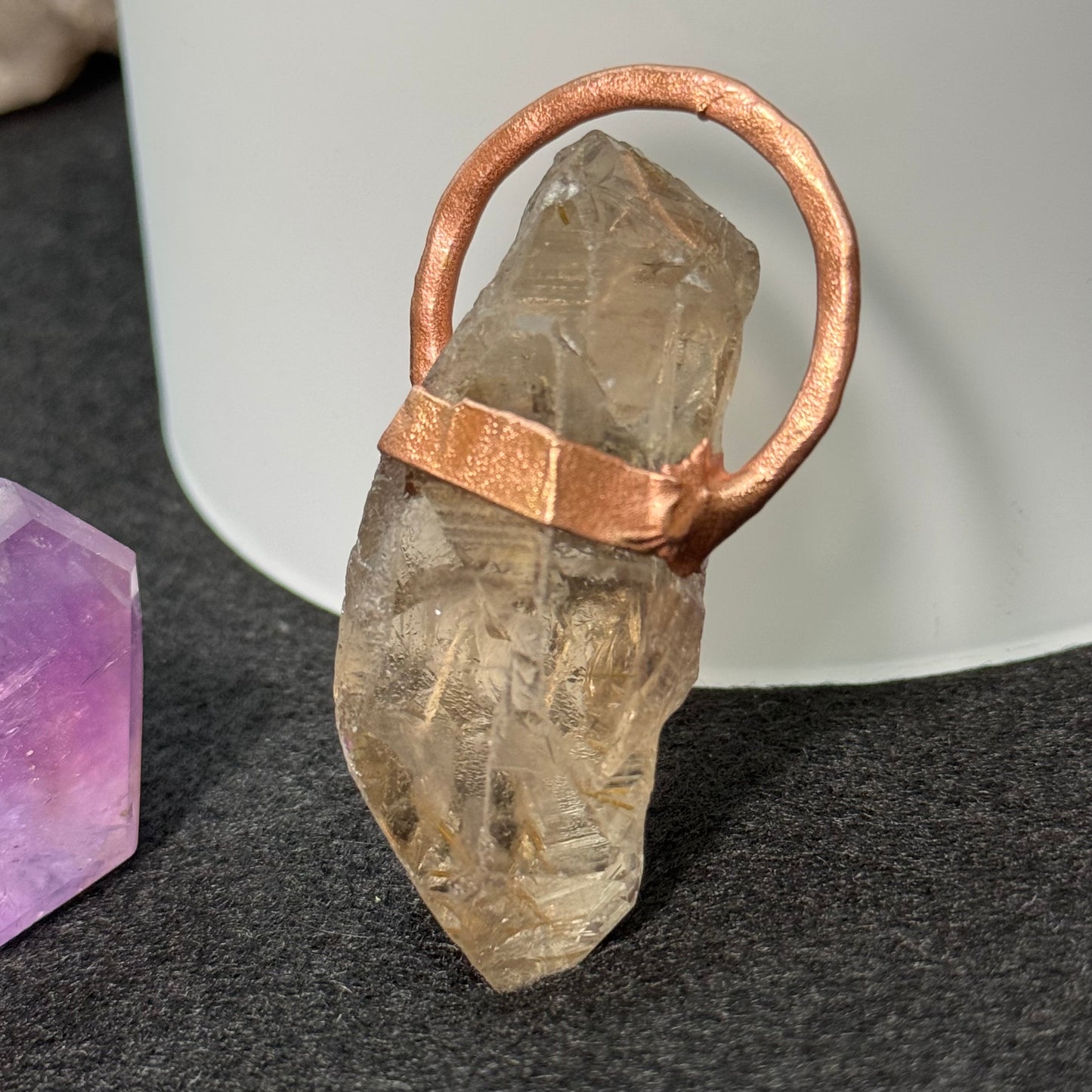 Handmade Rutile Crystal Necklace