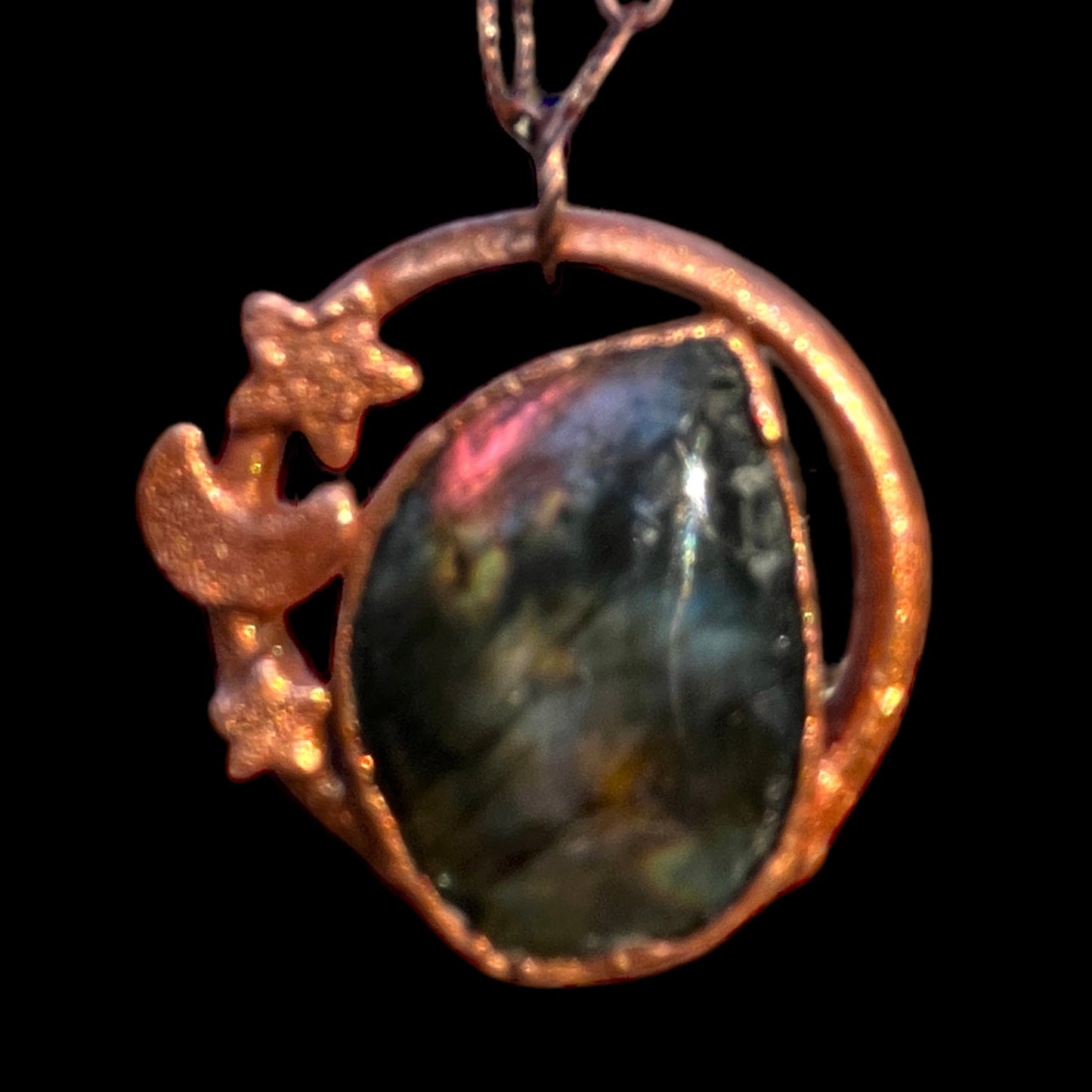 Goddess Attunement Labradorite Stone Necklace