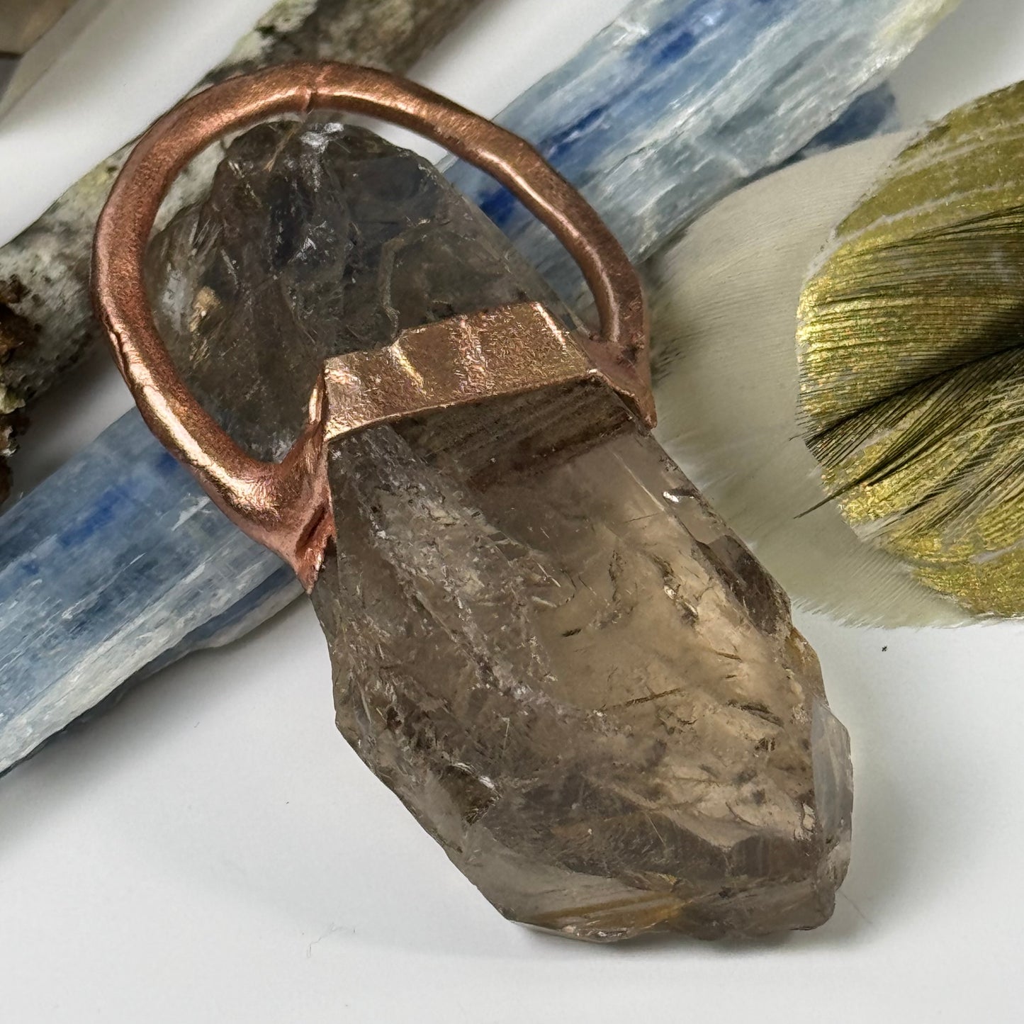 Handmade Rutile Crystal Necklace