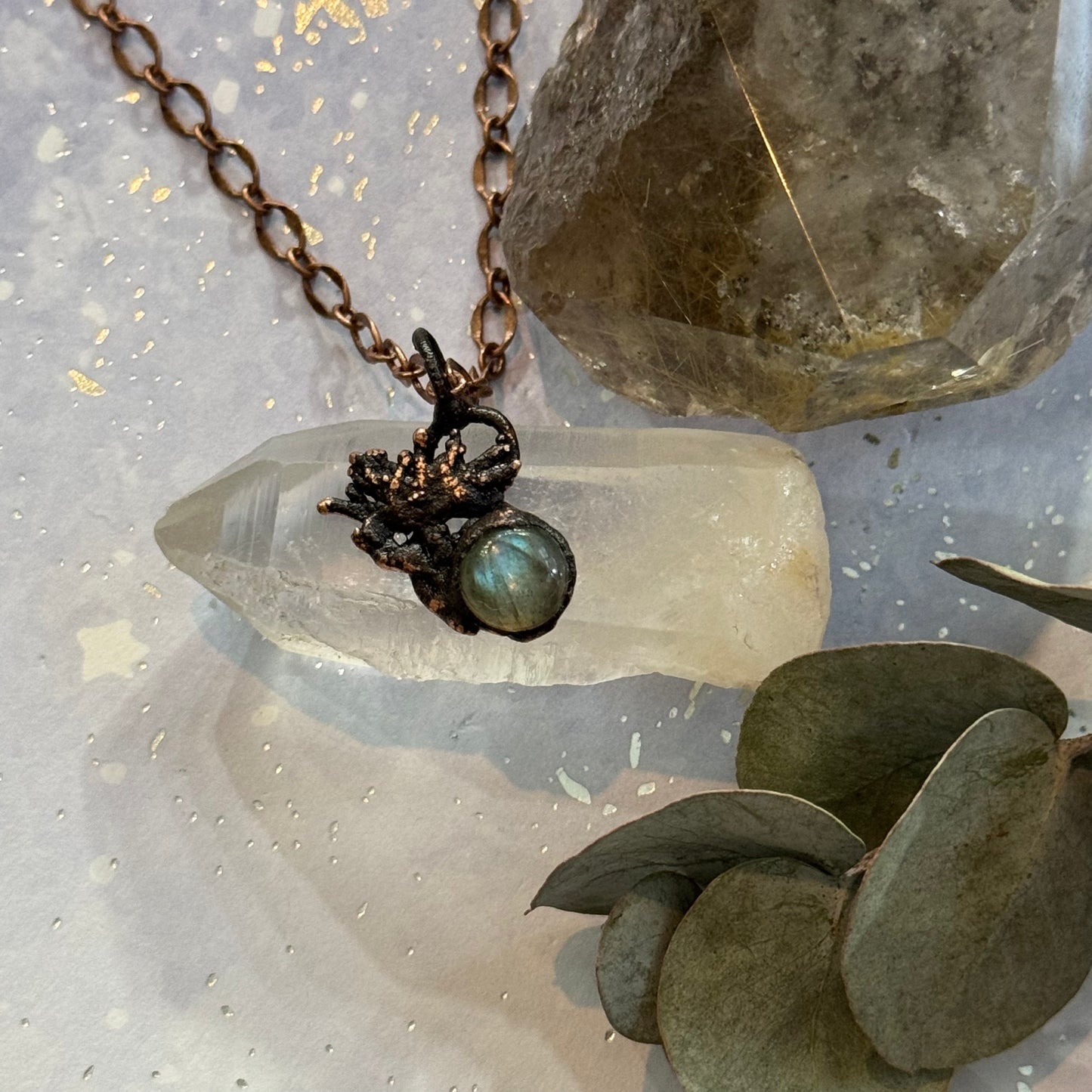 Wildflower Labradorite Necklace